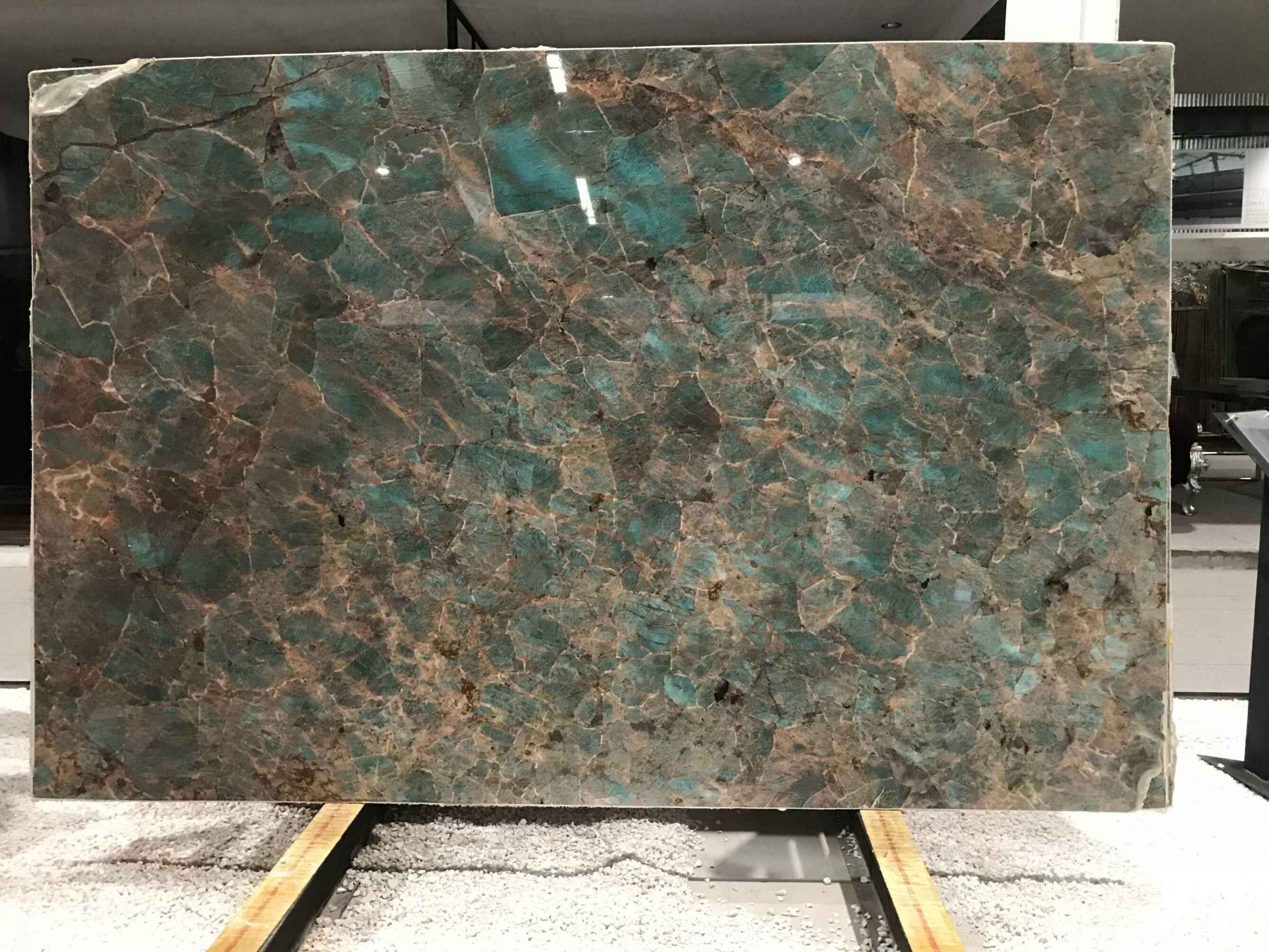 Amazonite Green Natural Quartzite countertop slabs