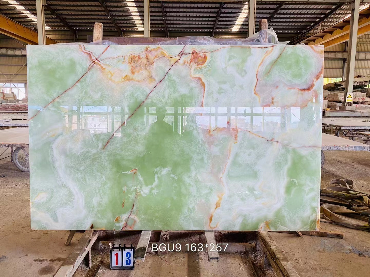 Beautiful Green Onyx For Stone marble Countertop Tabletop Bathroom Backlit Wall Panels Translucent Green Onyx Marble Slab