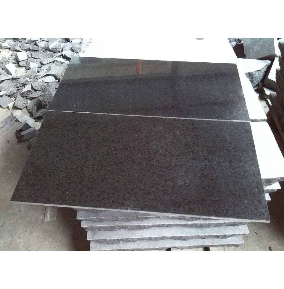 G684 Black Pearl Tiles Paving Stone Wall Cladding Black Granite