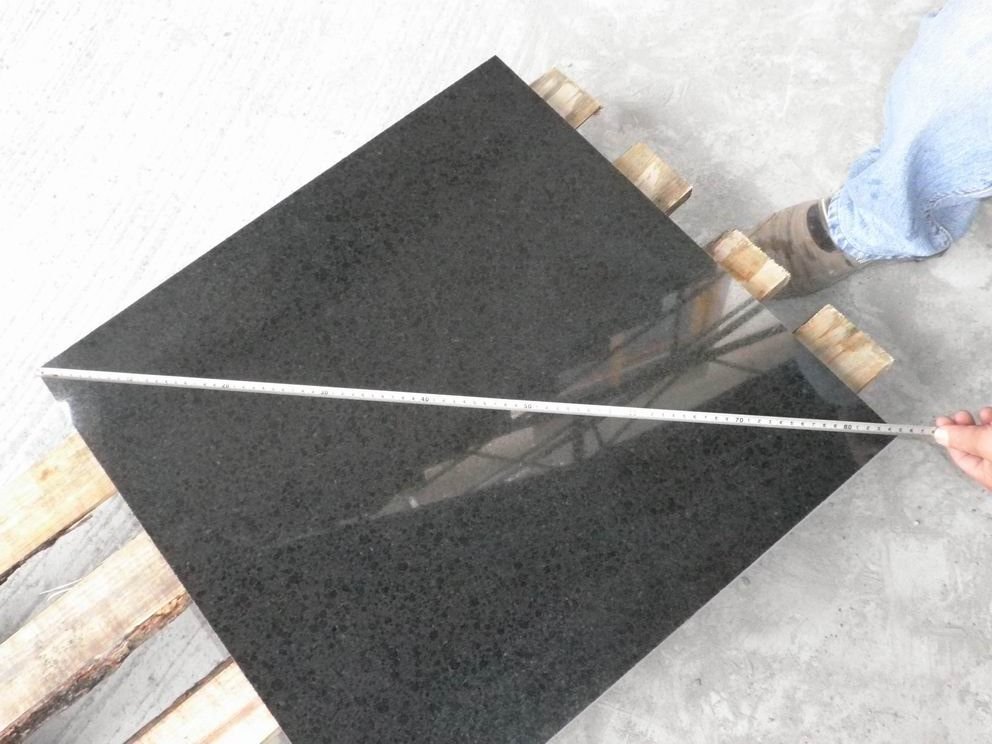 G684 Black Pearl Tiles Paving Stone Wall Cladding Black Granite