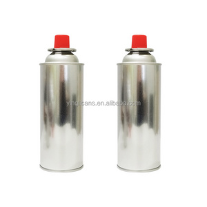 Empty Butane Gas Can with Valve Butane Gas Valve Refilling Butane lighter Cans