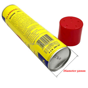 Refilling Butane Lighter Cans with Valve Tinplate Aerosol Can Customized