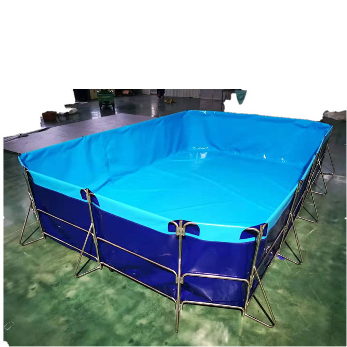 customize 10 cubic meter Fish Farming Tank Tilapia Catfish aboveground Fish Pond