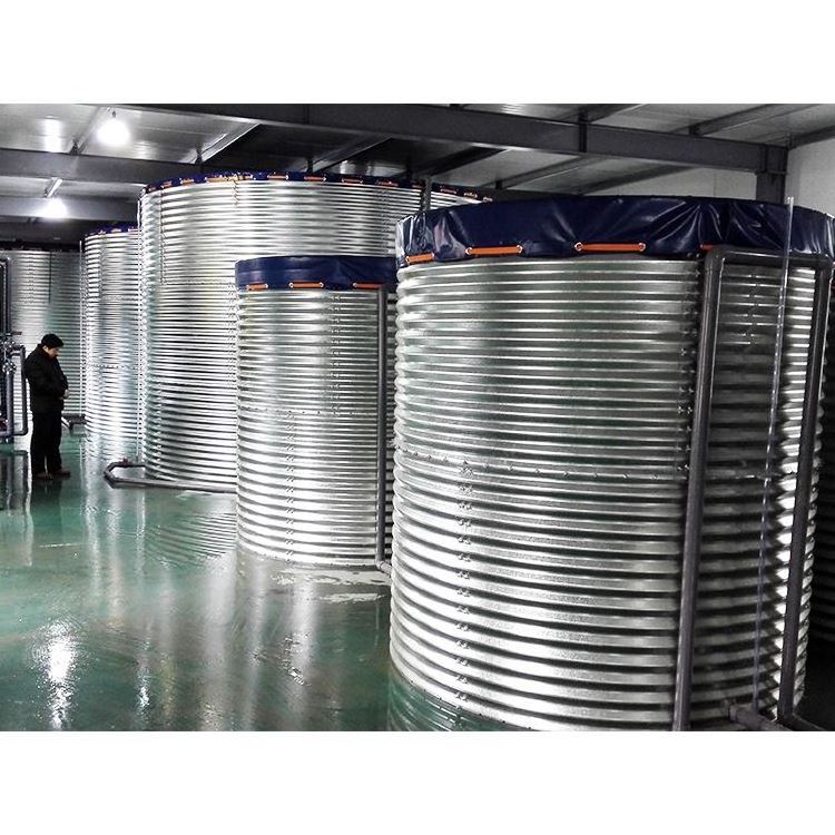 Easy To Transport Cylindrical Water Tank  Aquaculture Fish Tanks For Fish Farming