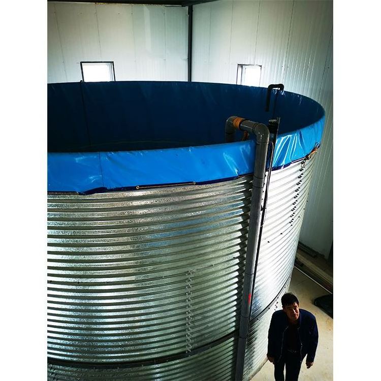 Easy To Transport Cylindrical Water Tank  Aquaculture Fish Tanks For Fish Farming