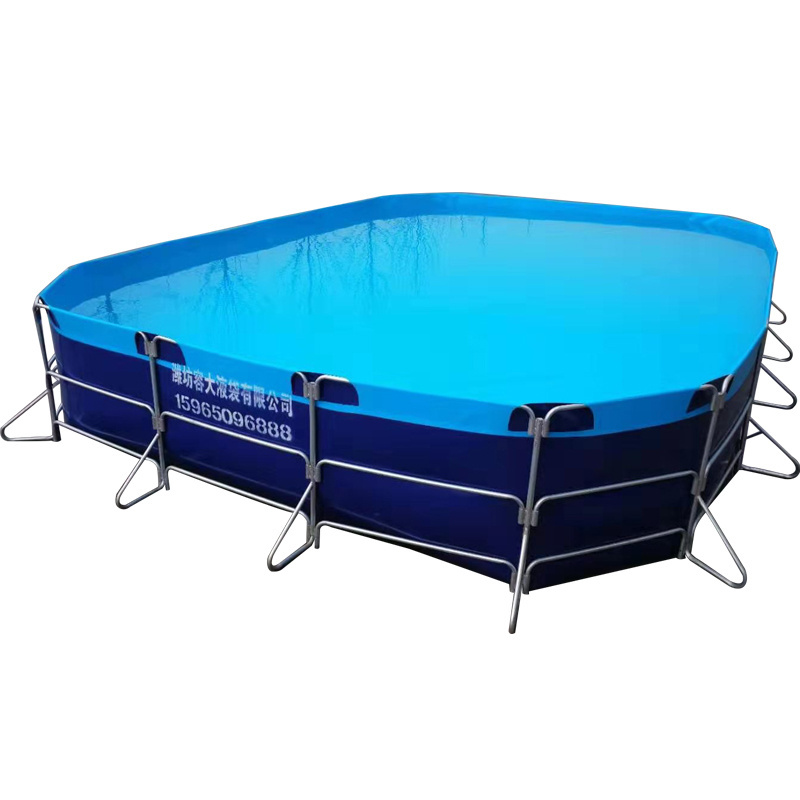 customize 10 cubic meter Fish Farming Tank Tilapia Catfish aboveground Fish Pond