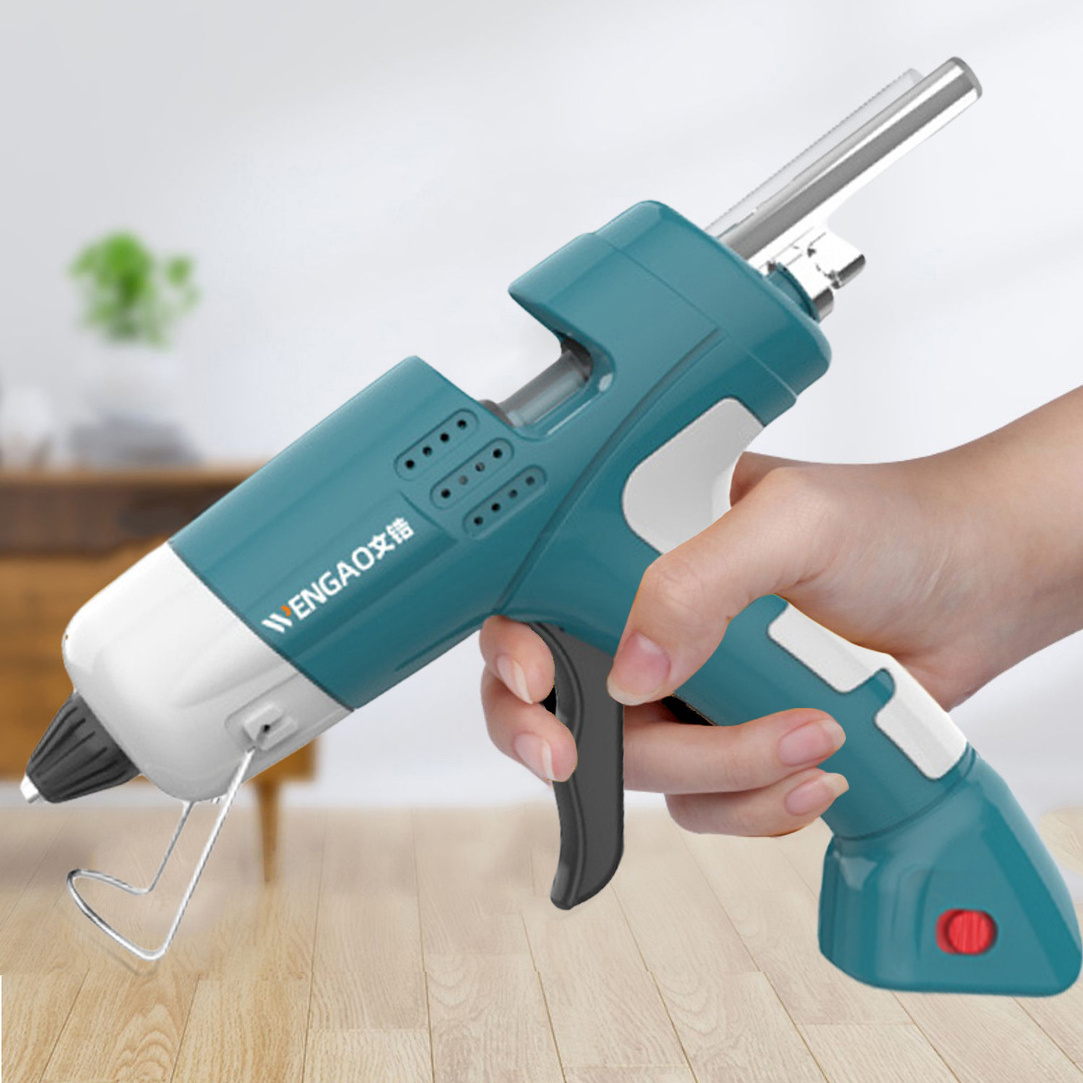 Cordless Speed-Heating Glue Pen 6 Seconds Preheat, Automatic Glue Stick Feeding Mini Hot Glue Gun