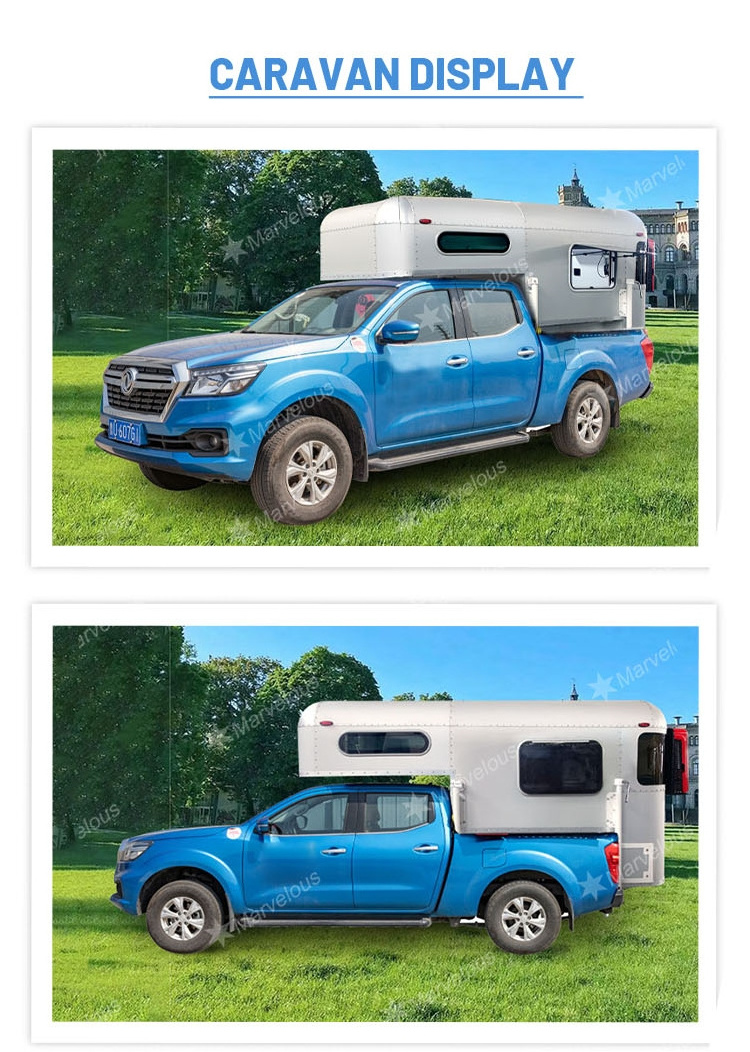 Yingmai 4x4 Off Road Pick Up Camper Truck Pop Up Expedition Flatbed Truck Camper For Pickup