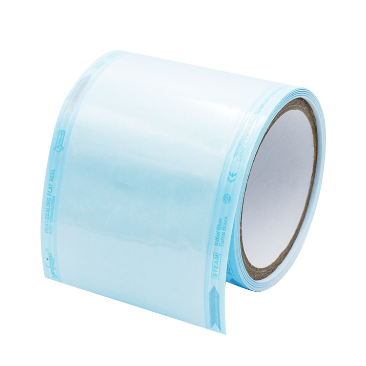 Wholesale Disposable Medical Heat Sealing Flat Autoclave Sterilization Pouch Roll /reel for medical package