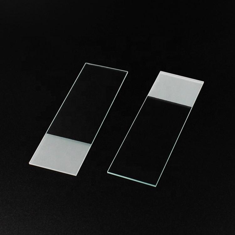 High Quality Lab Use 7105 Glass Polished Edge Microscope Slide Frosted Microscope Slides Prepared