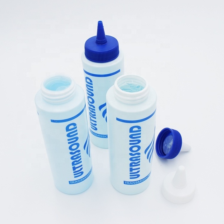 Wholesale medical ultrasound transmission gel and ecg gel bottle