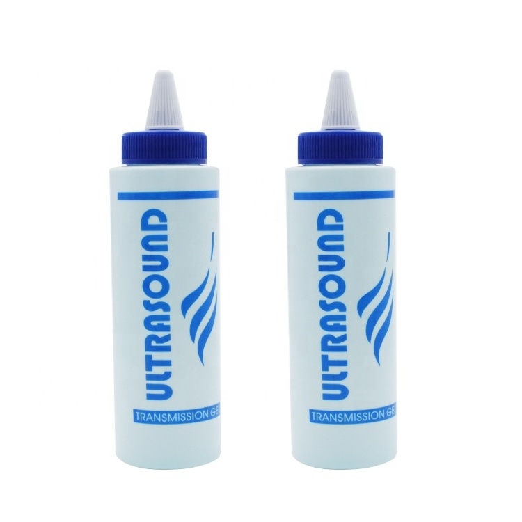 Wholesale medical ultrasound transmission gel and ecg gel bottle