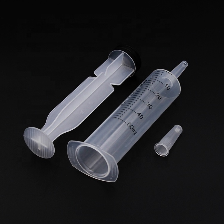 dental catheter irrigation syringe 50cc, 60cc 100cc