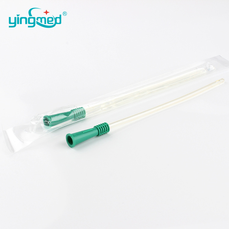 Factory Supply Disposable Medical Intermittent Catheter lubricated Hydrophilic coated Nelaton Catheter with water sachet