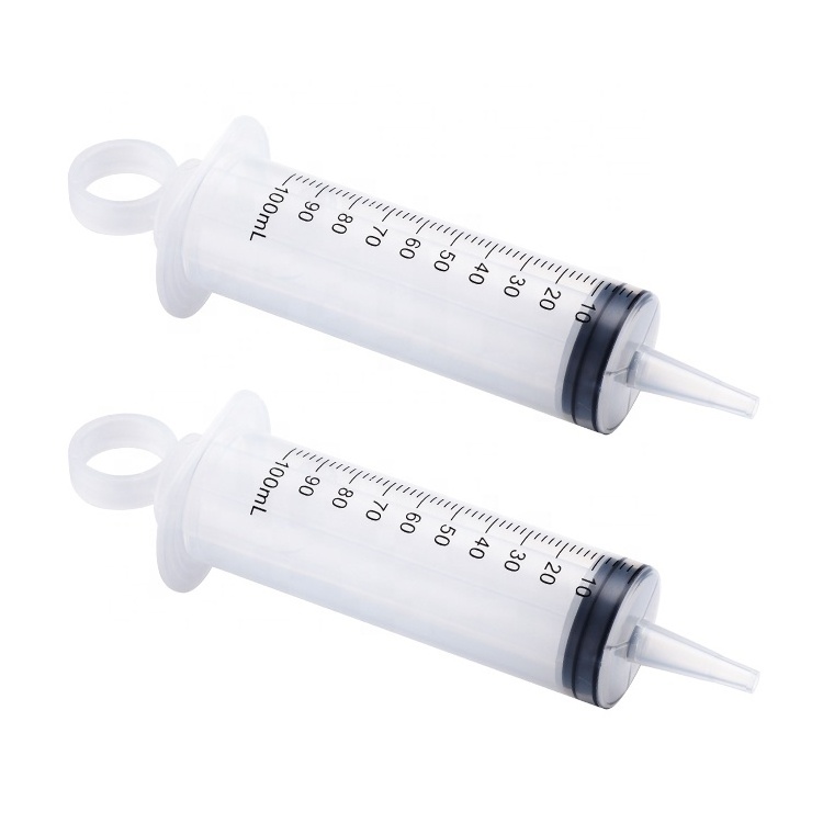 dental catheter irrigation syringe 50cc, 60cc 100cc