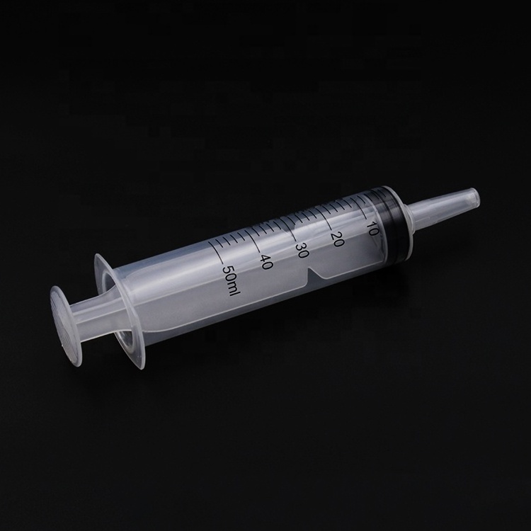 dental catheter irrigation syringe 50cc, 60cc 100cc