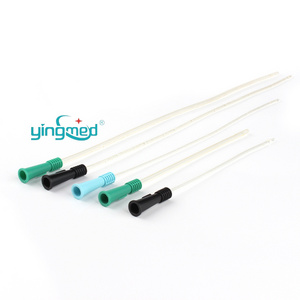 Disposable medical sterile tiemann tip available intermittent catheter ready to use pvc nelaton catheter