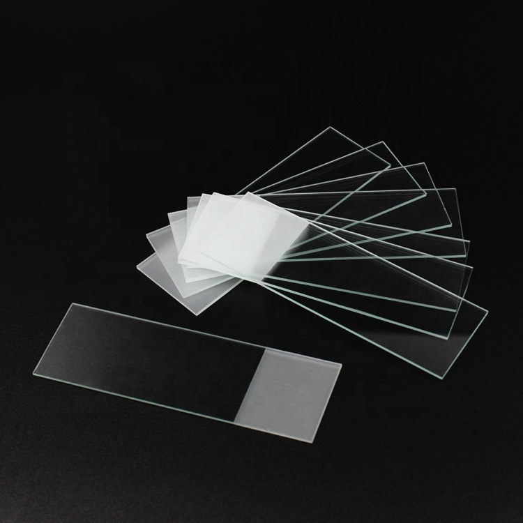 High Quality Lab Use 7105 Glass Polished Edge Microscope Slide Frosted Microscope Slides Prepared