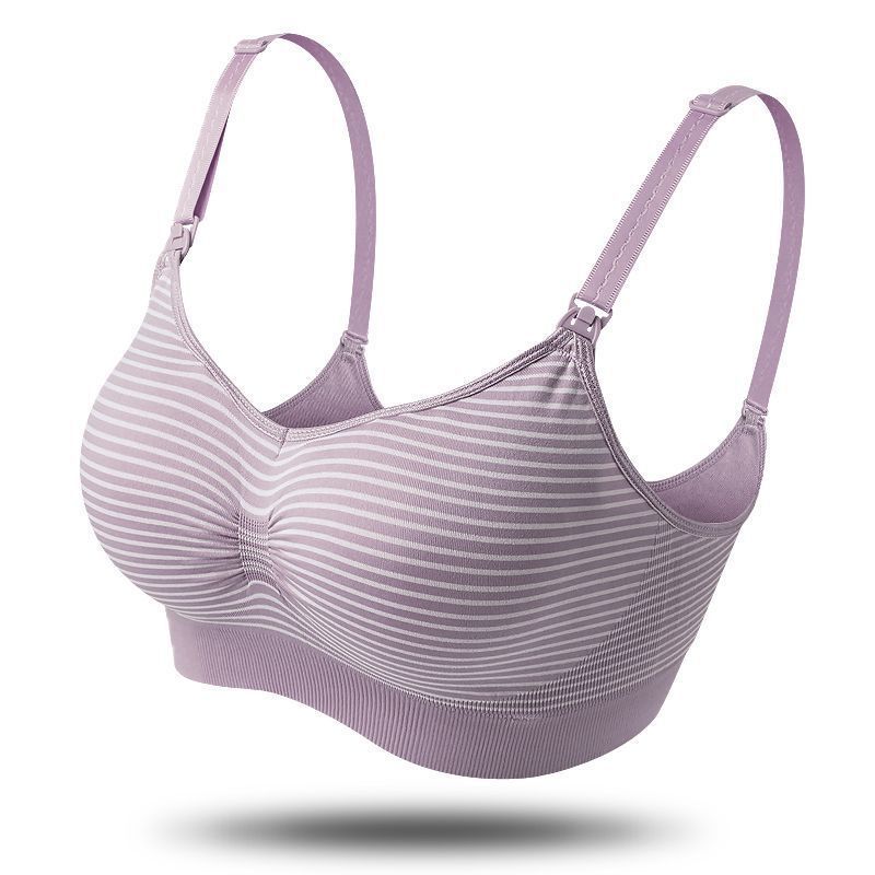 918# Lactation bra with open button underwire bra for pregnant women push-up anti-sag nursing bra with breast pad