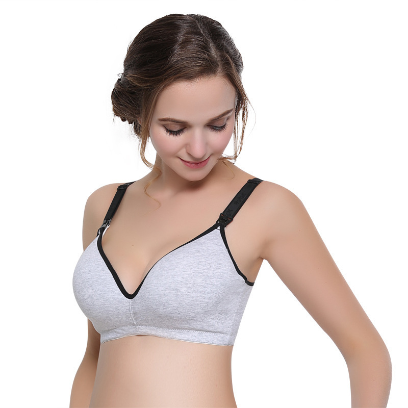 599# Wholesale lactation bras All cotton pregnant women pregnancy underwear bra push-up no underwire underwear