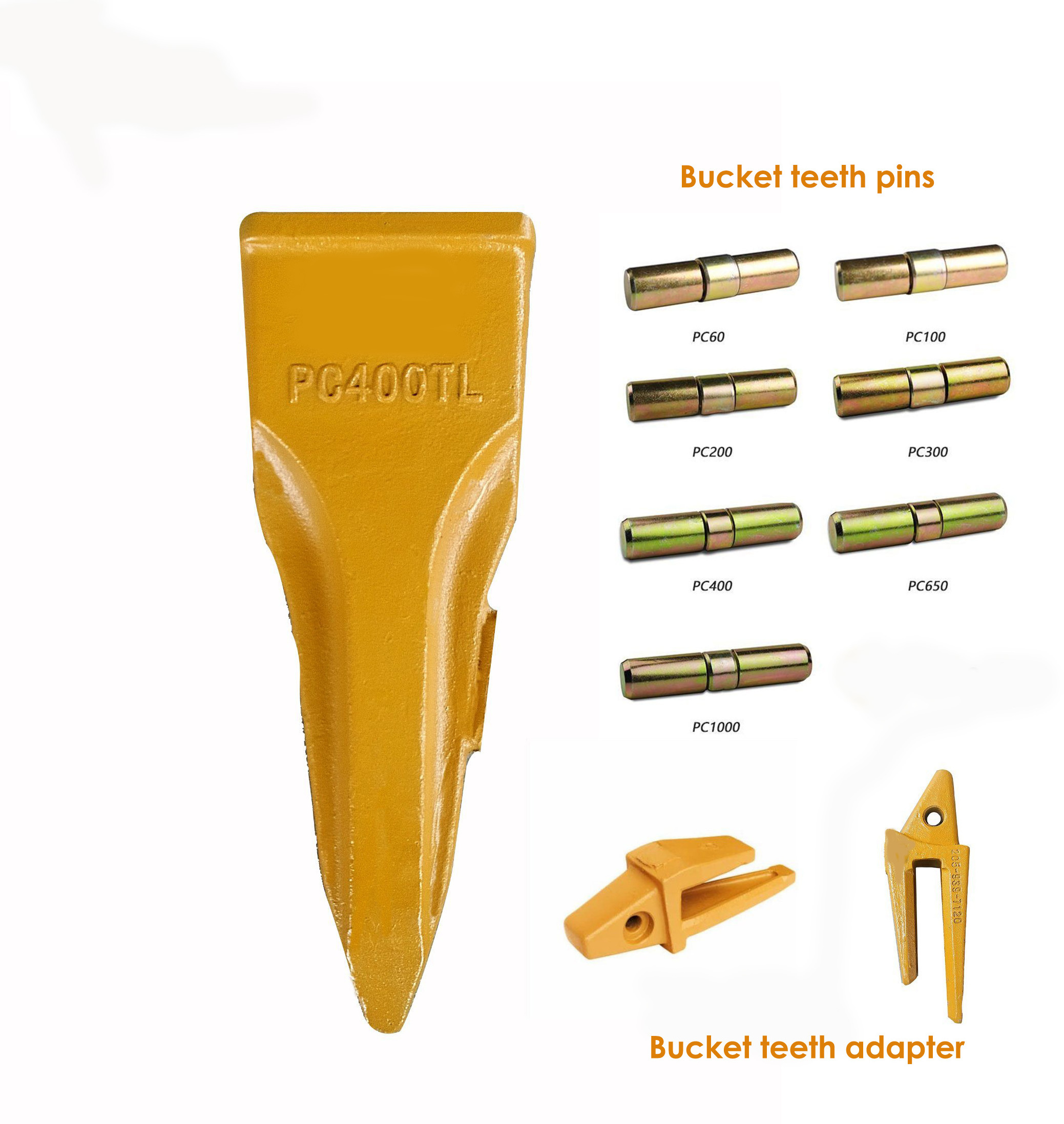 China Supplier Bucket Tooth Of Excavator Heavy Duty Bucket Teeth 7t3402rc 1U3252RC 1U3202RC 9W8452RC Rock Teeth For Sale