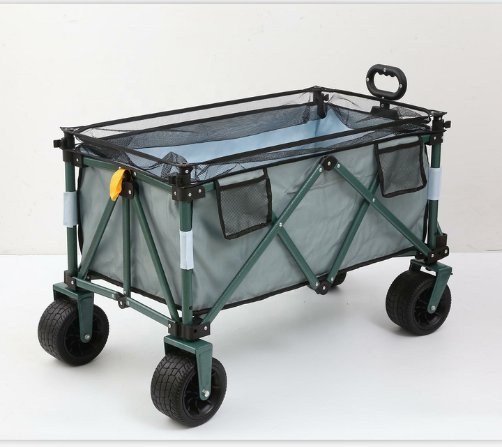 Camping Cart Garden Multifunctional Folding Outdoor Wagon Beach Trolley Cart