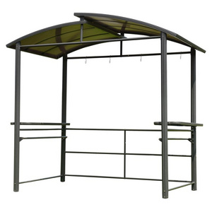 8' x 5' Steel Grill Gazebo Barbecue Tent BBQ Patio Canopy Gazebo Steel Patio Gazebo