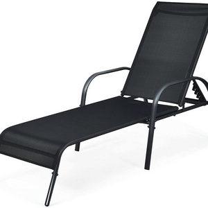 Patio Chaise Lounge Recliner Outdoor Lounger Chair Poolside Beach Lounger Chair