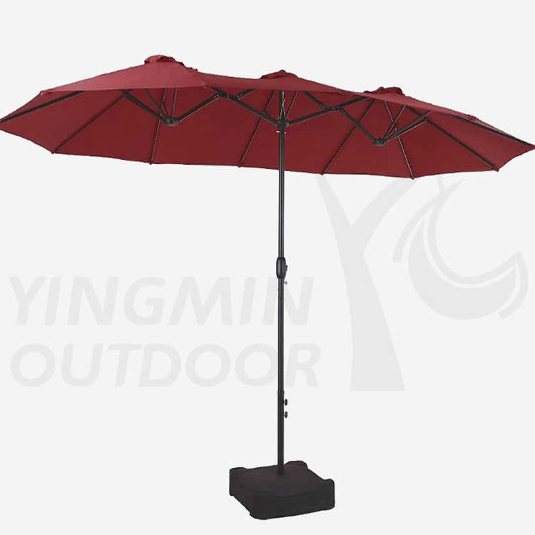 Outdoor Furniture Deluxe Patio Umbrella Market Parasol Target Market Sunshade Modern Umbrella