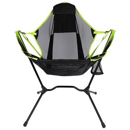 Outdoor Garden Folding Fishing Chair Camping Rocking Chair Swing Patio Recliner