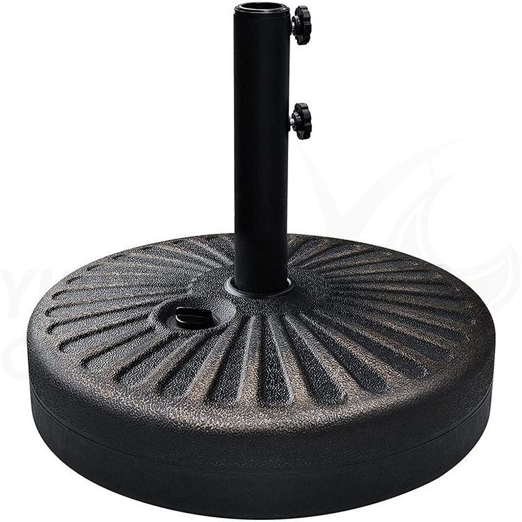 Water Sand Filled Plastic Water Parasol Base Round Umbrella Base Stand Suit Outdoor Umbrella Parasol Base