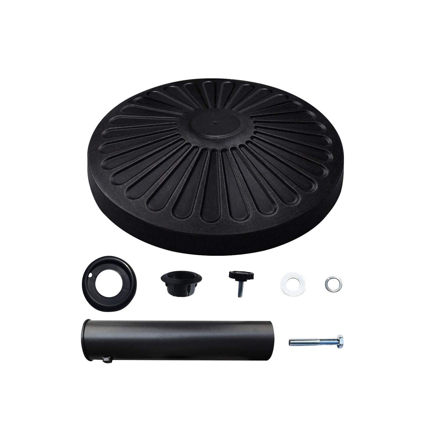 Water Sand Filled Plastic Water Parasol Base Round Umbrella Base Stand Suit Outdoor Umbrella Parasol Base