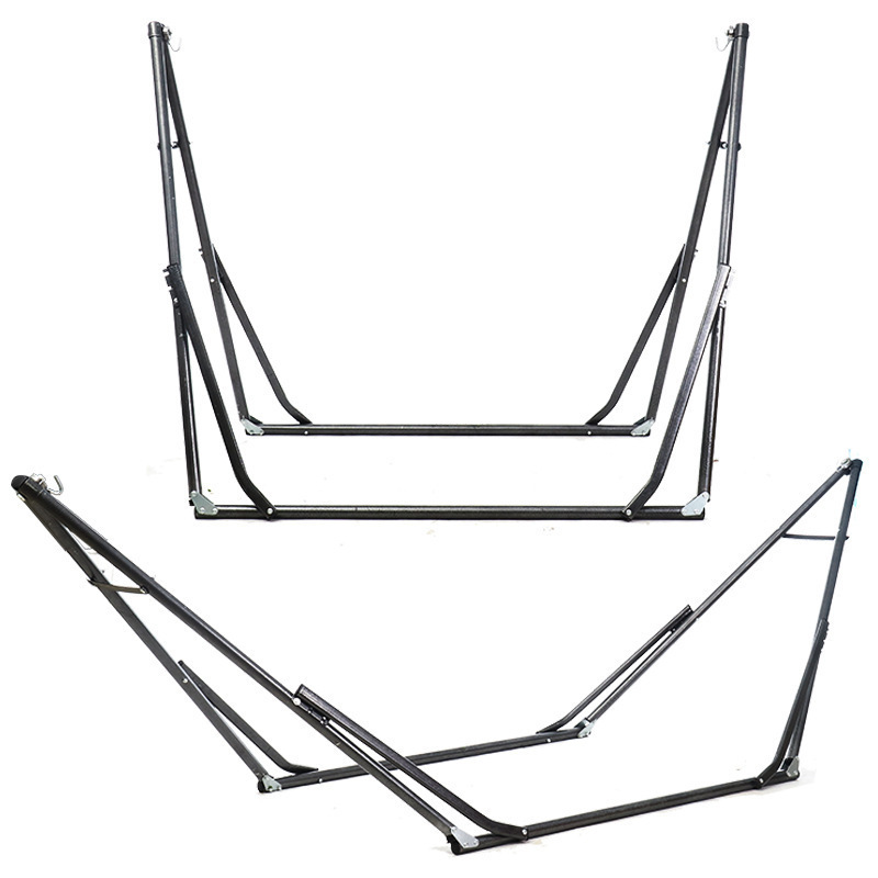 Folding Hammock and Hanging Chair Stand Multi-functional Hammock and Swing Chair Stand Metal Hammock Holder Indoor and Outdoor