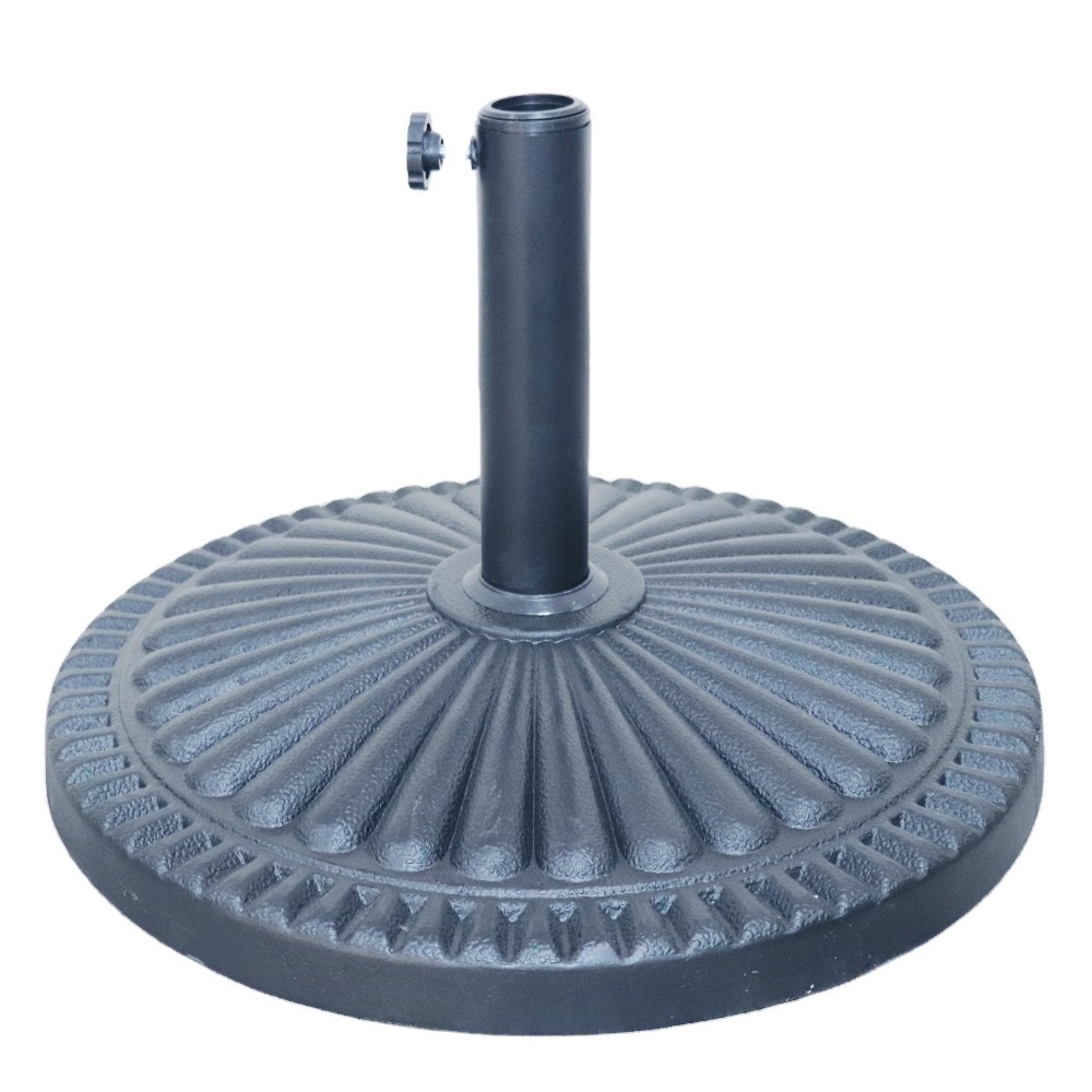 Heavy Duty Round Beach Parasol Stand Patio Umbrella Base Stand for Beach Market Garden