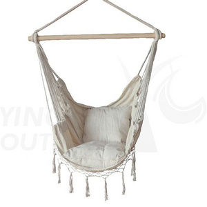 Outdoor/Indoor Hammock Swing Chair Hanging Chair Hammock Chair With Two Pillows