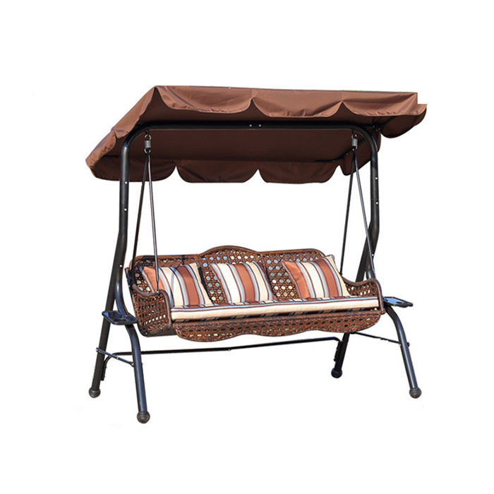 2 Persons Outdoor Patio Swing Chair with Canopy Porch Swing