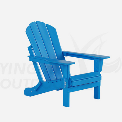 Outdoor Furniture Weather Resistant HDPE Plastic Resin Patio Folding HDPE Adirondack Chair