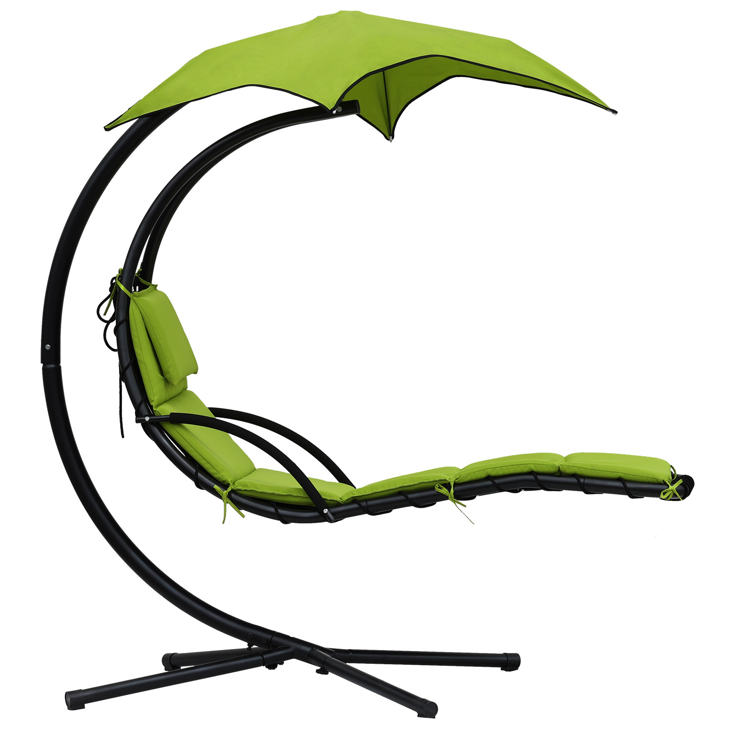 Patio Hanging Lounger Chair Stand Swing Garden Hammock Chair Outdoor Swings Lounger Chair For Adult