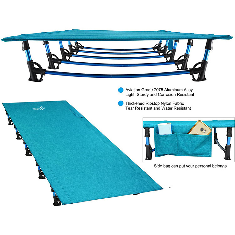 Ultralight Folding Camping Bed Outdoor Portable Cot Modern Potable Foldable Bed