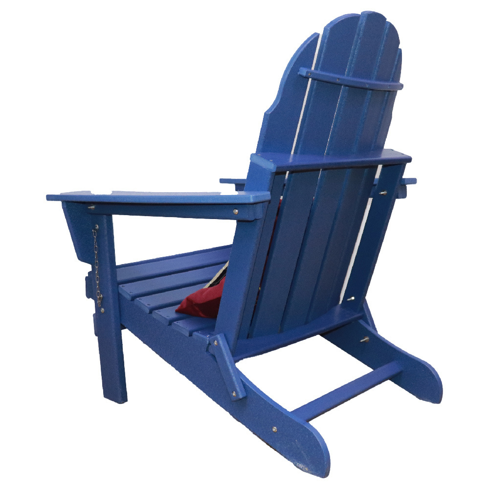 Outdoor Furniture Folding HDPE Garden Chair Adirondack Chair Plastic Patio Beach Chairs