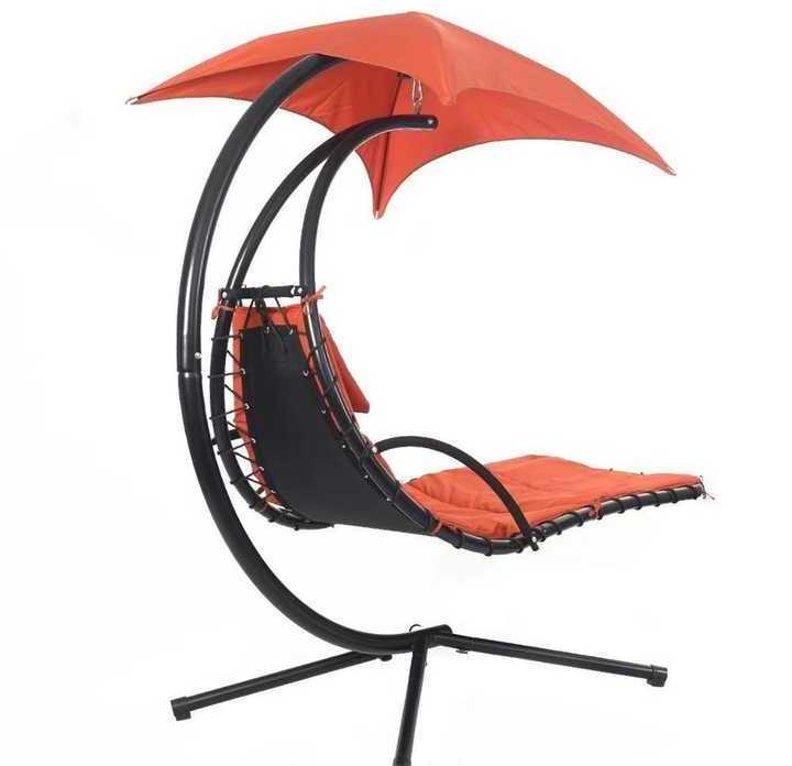 Outdoor Patio Hanging Swing Chair Garden Swing Chaise Lounger Chair Hammock Chair