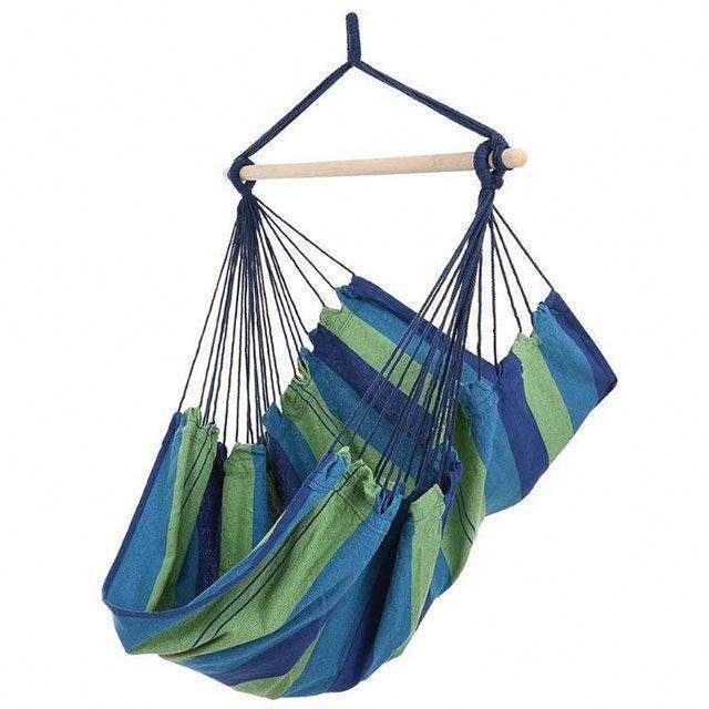 Hanging Chair Garden Outdoor Hammock Chair Swing Cotton Swing Hammock Chair for Outdoor or Indoor