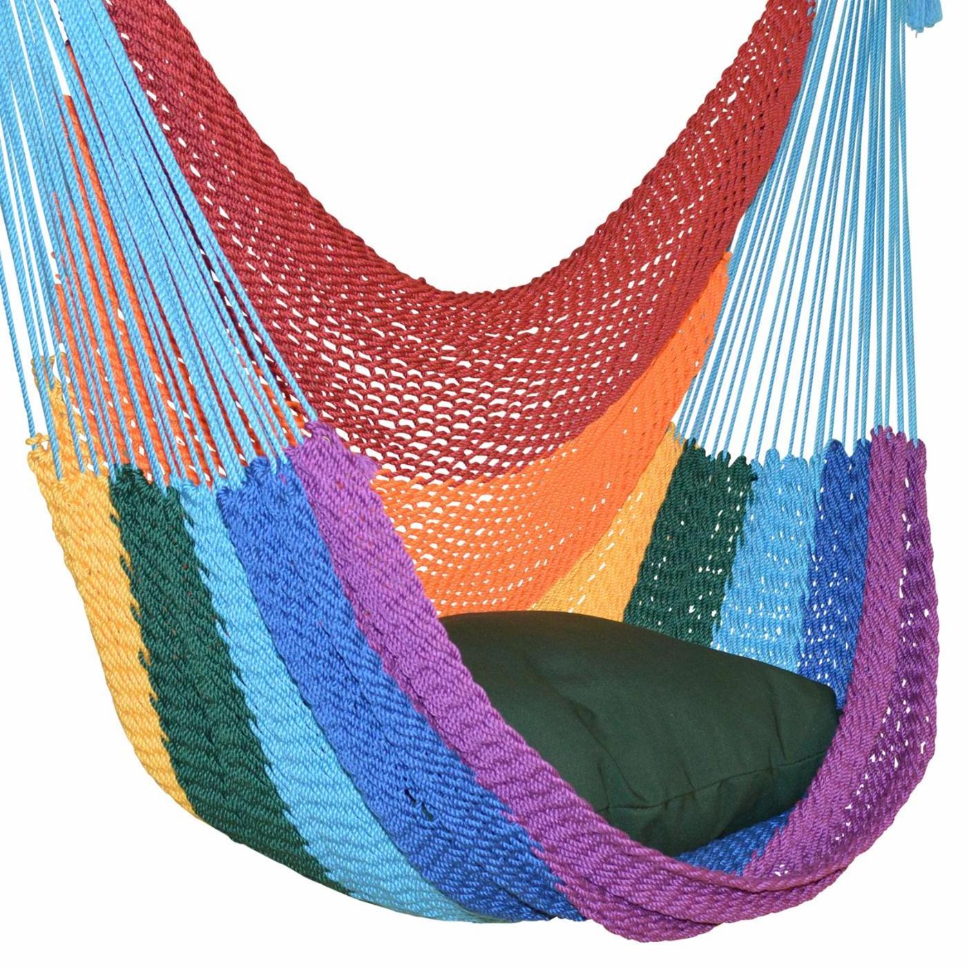 Hammock Chair Swing Chair Rope Hanging Chair for Indoor or Outdoor