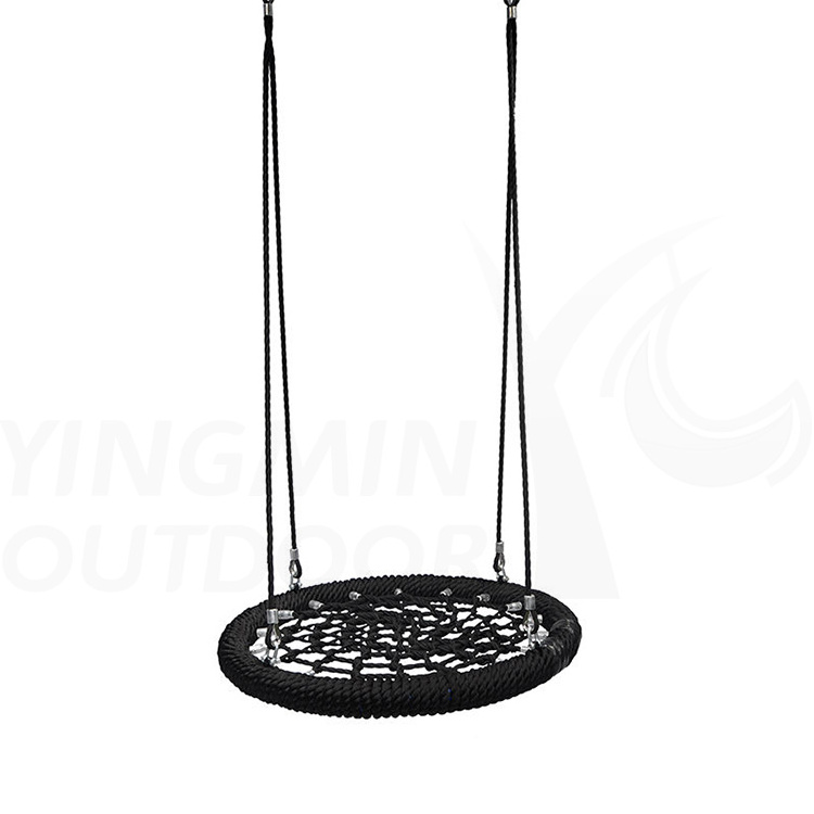 Outdoor Durable Suspension Adjustable Child Safety Wire Rope Commercial Nest Tree Hanging Swing