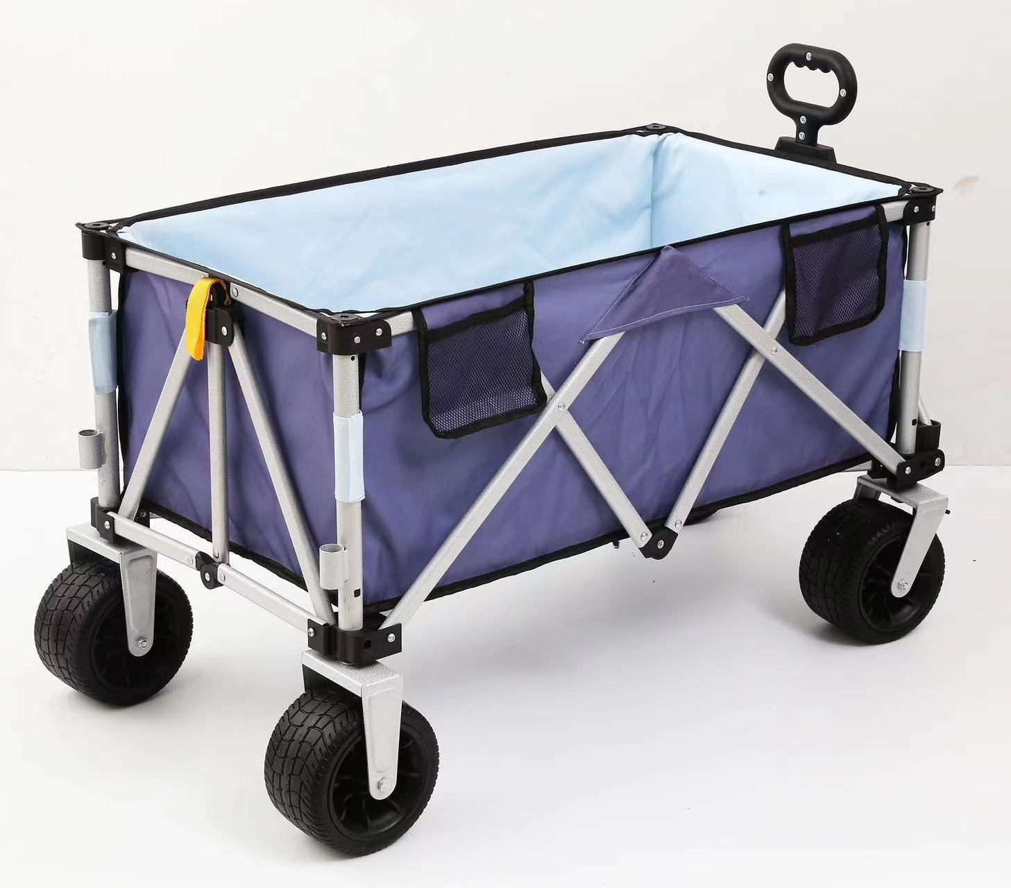 Camping Cart Garden Multifunctional Folding Outdoor Wagon Beach Trolley Cart