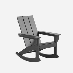 Outdoor Furniture Hdpe Patio Rocking Chairs Porch Adirondack Lawn Chair Plastic Modern Garden Chair