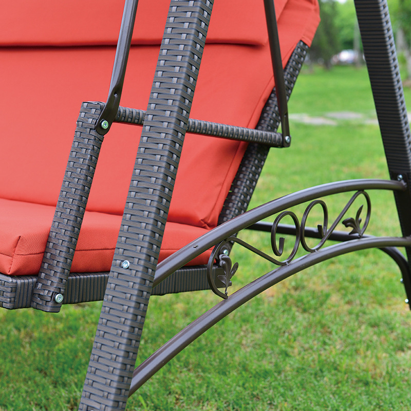 Garden Furniture 3 Seats Swing Chair Bench Patio Garden Patio Benches Outdoor Hanging Chair