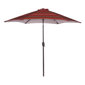 8.6ft Portable Outdoor Umbrella Beach Umbrella Paraswol Sunshade with Button Tilting for Patio Garden Beach Market