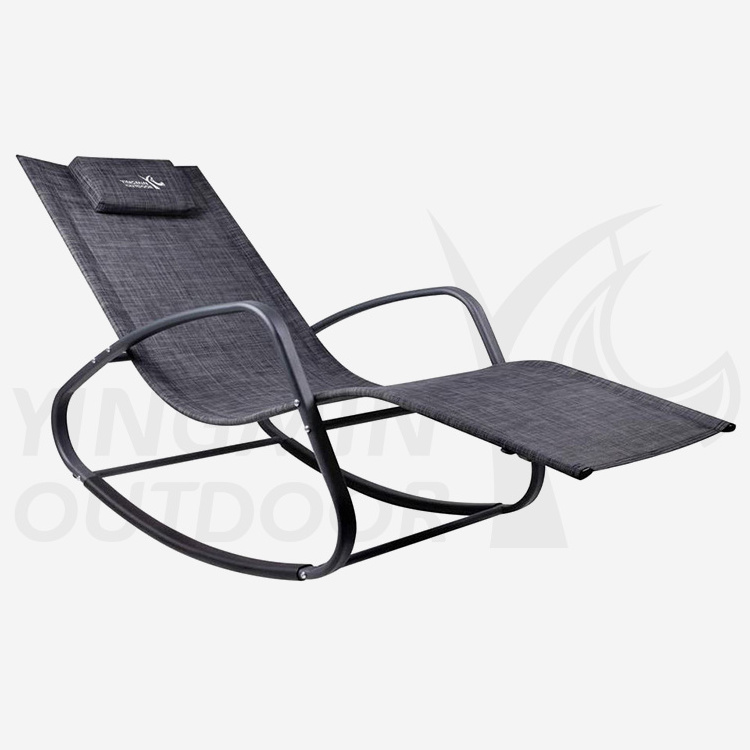 Modern Outdoor Patio Beach Sun Lounger Rocking Chair Zero Gravity Sun Garden Lounger Chair