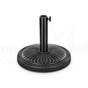 Outdoor Round Patio Heavy Duty Umbrella Base Stand Market Umbrella Base Garden Parasol Stand Resin Umbrella Base